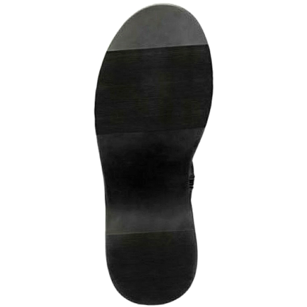 New w/Box Wild Pair Enchantt Platform Round Toe Tall Wedge Black Boots Size 8 - Picture 5 of 6